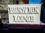 hand-cut lettering in bath stone
