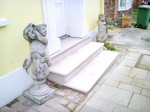 Portland stone steps